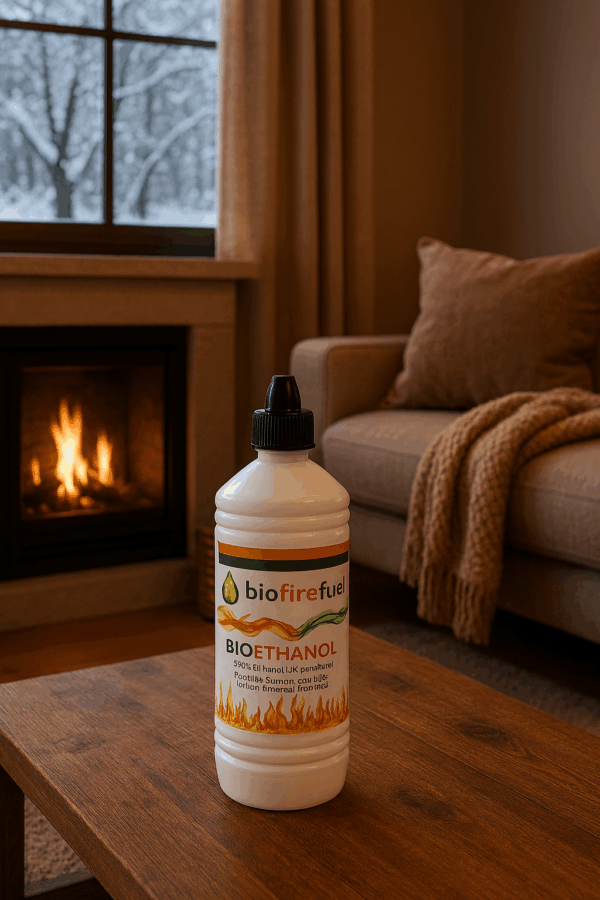 Bioethanol biofirefuel in indoor setting