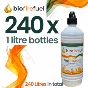 240 x 1 Litre Bottles Bioethanol Fuel