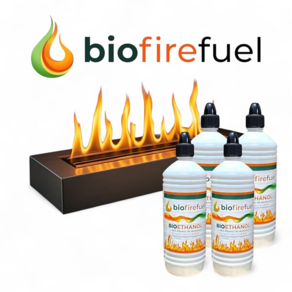 Biofirefuel high purity bio ethanol fuel